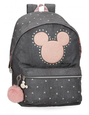 3822321 BACKPACK 44CM. MICKEY STUDS